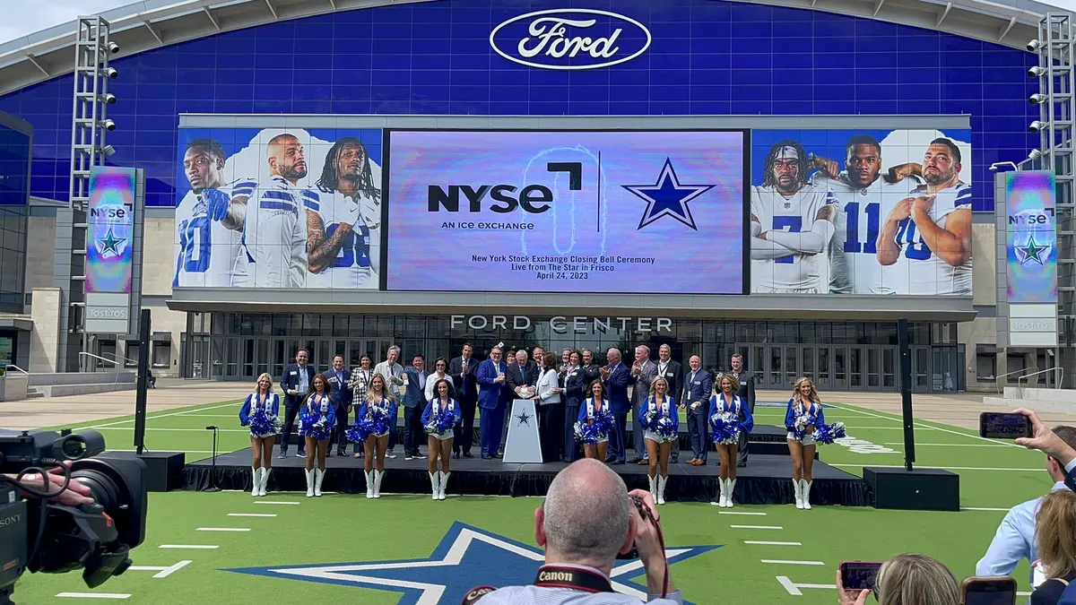 Performance on the plaza stage, The Star in Frisco