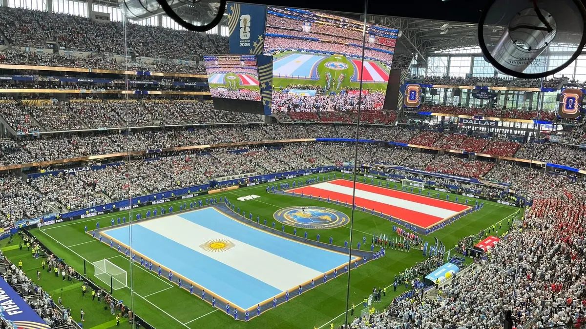 International soccer match day, AT&T Stadium