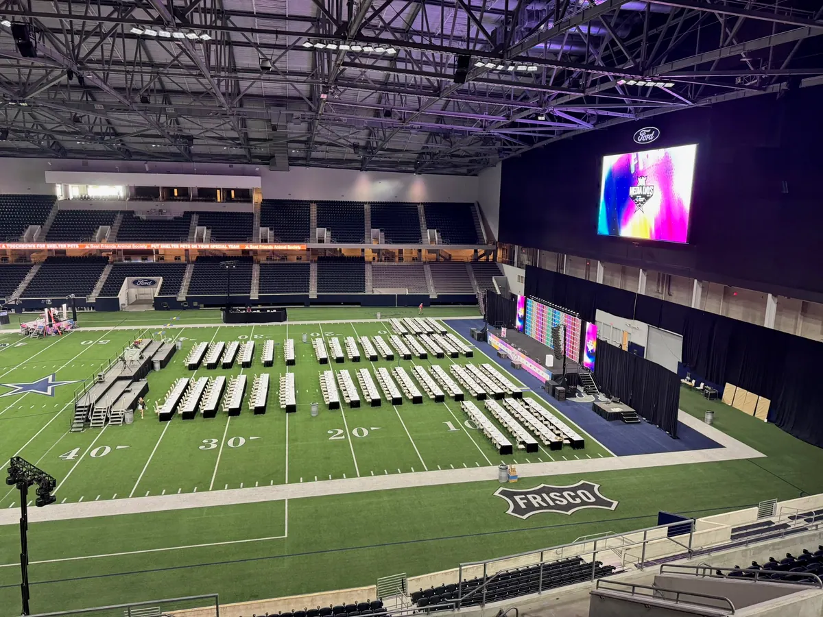 Big 12 Media Days, full floor, Ford Center at The Star